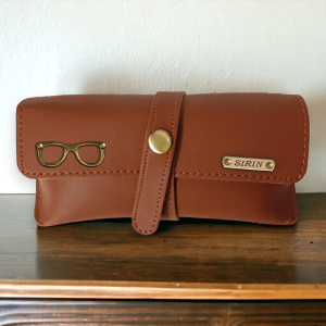 PERSONALISED EYEWEAR CASE - TAN