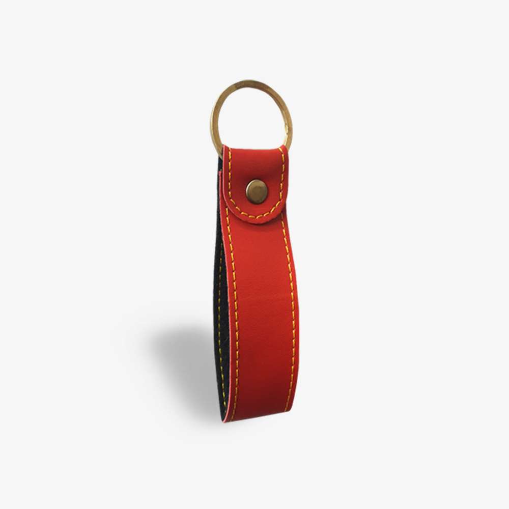 PERSONALISED KEYCHAIN - RED hover