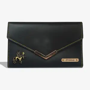 PERSONALISED WOMEN'S WALLET - BLACK