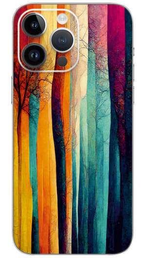 Abstract Forest pattern Mobile Skin Wrap