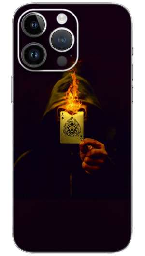 ACE of spades game Mobile Skin Wrap