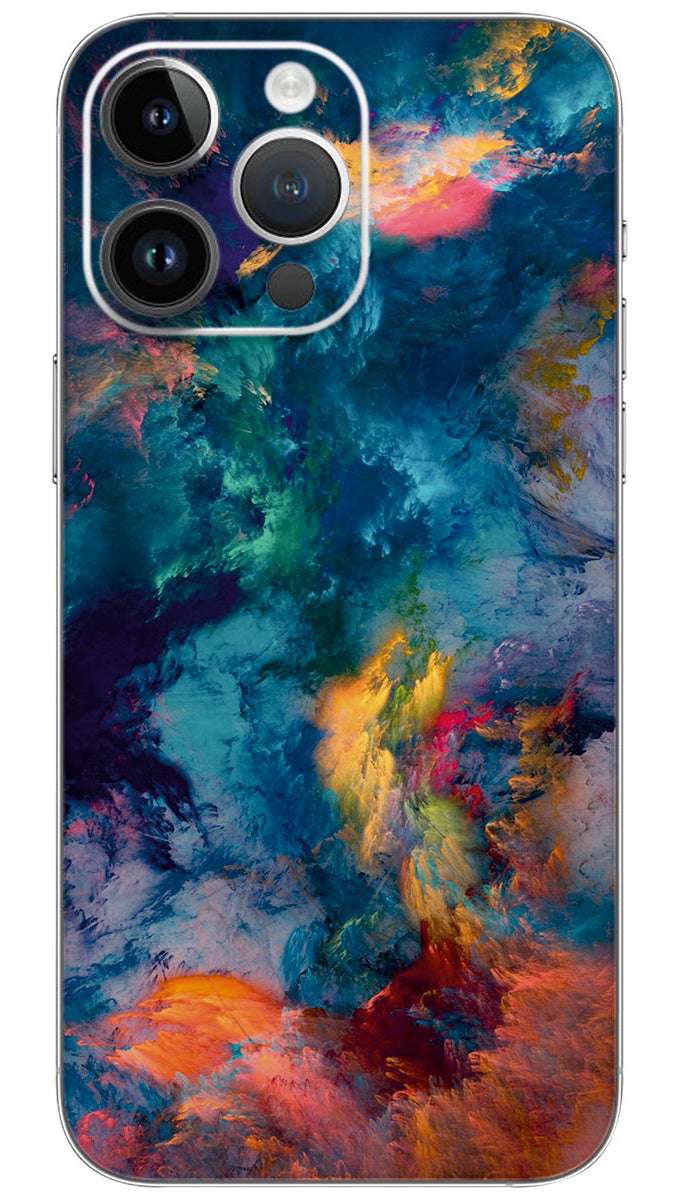 Acrylic Texture Design Color Mobile Skin Wrap