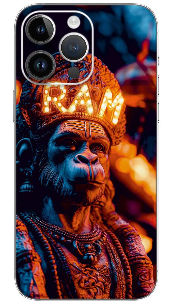 AI GEBRATE LORD HANUMANJI  Mobile Skin Wrap