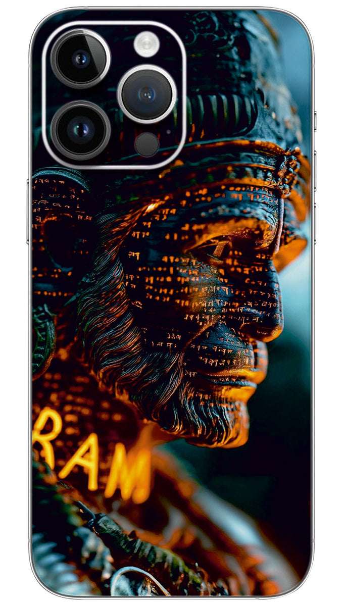 AI GENRATE LORAD HANUMANJI  Mobile Skin Wrap