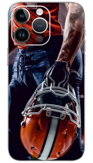 American football player sport Mobile Skin Wrap