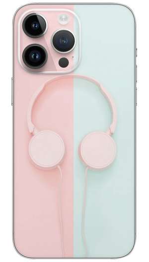 Decorative abstract MUSIC Mobile Skin Wrap