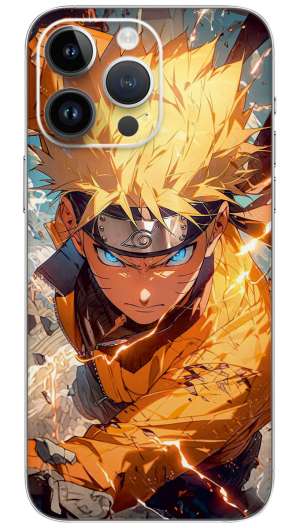 Fire naruto anime Mobile Skin Wrap