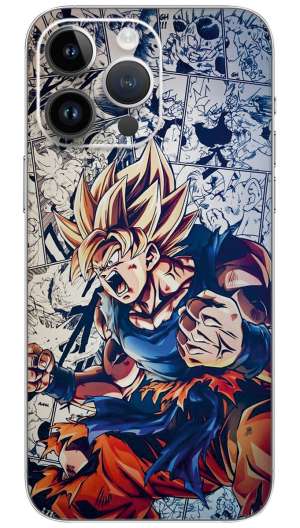 Goku  anime  Mobile Skin Wrap