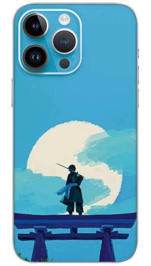 Good samurai anime Mobile Skin Wrap