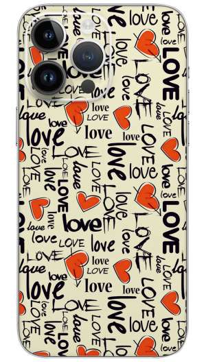 LOVE DESIGN Mobile Skin Wrap