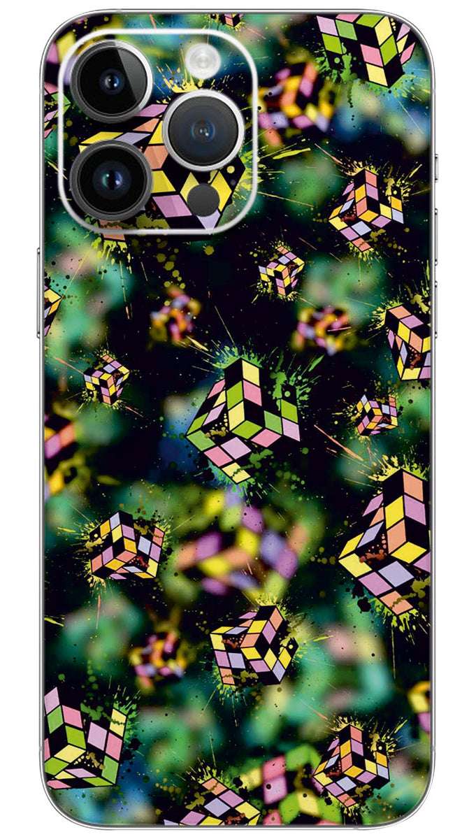 Many rubik game Mobile Skin Wrap