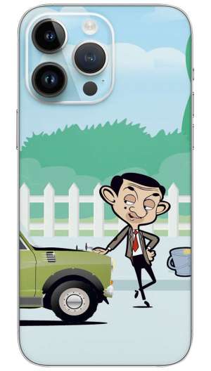 MR.bean cartoon Mobile Skin Wrap