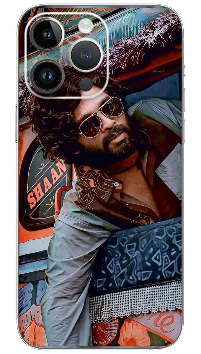 Pushpa 2 allu arjun  Mobile Skin Wrap