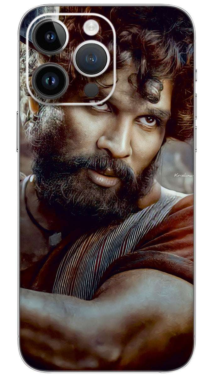 Pushpa allu arjun  Mobile Skin Wrap