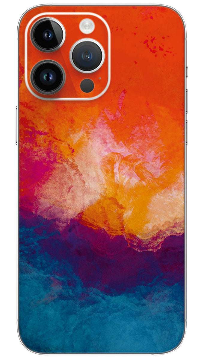 Sunburst Paintings pattern Mobile Skin Wrap