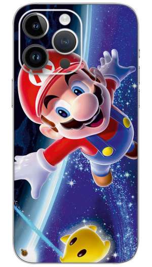 Super mario Galaxy  Mobile Skin Wrap