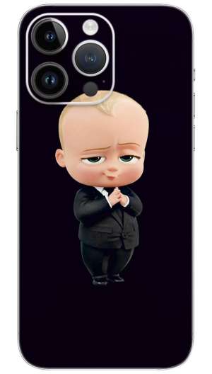 The boss baby cartoon  Mobile Skin Wrap