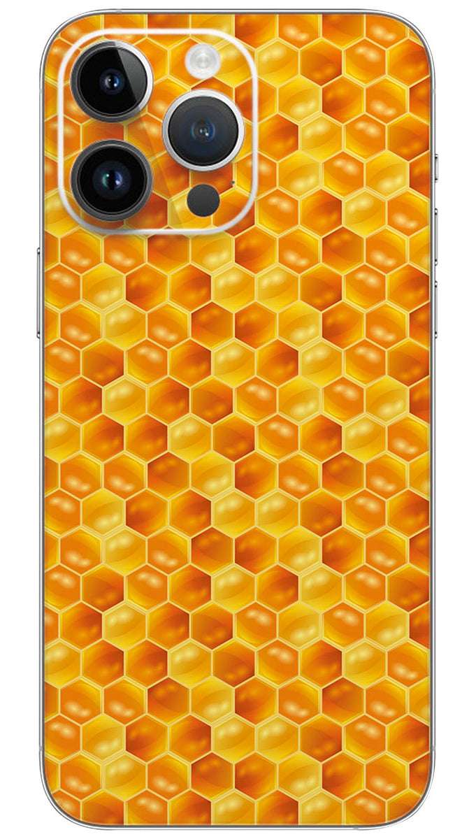 Three Honey Bee pattern Mobile Skin Wrap
