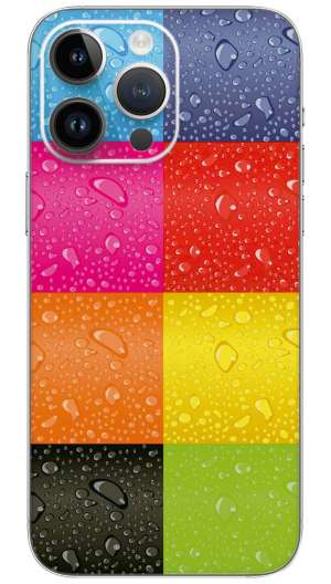Water Color Splash pattern Mobile Skin Wrap